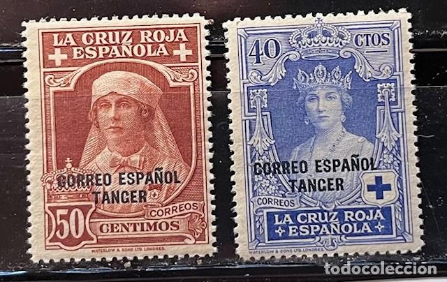 Sellos: 1926 cruz roja,MNH** centrado,goma,color Tanger