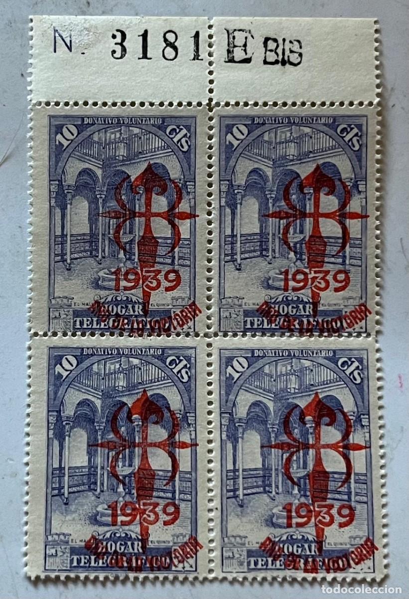 Sellos: 1939 beneficencia MNH***goma centrado
