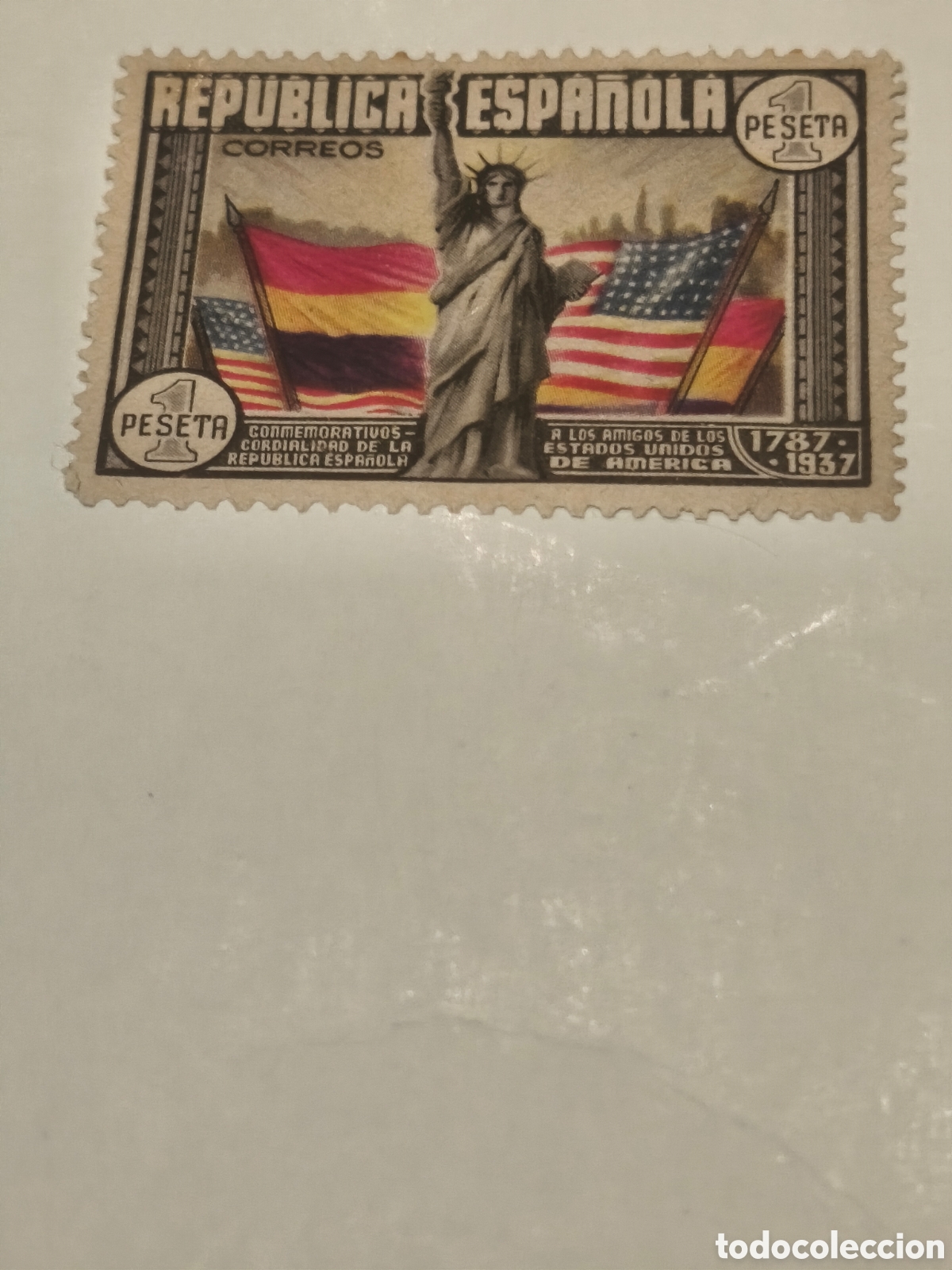 Sellos: Sello de la republica n 763 nuevo con su goma** ver im&aacute;genes 0 puntitos inapreciable oxido
