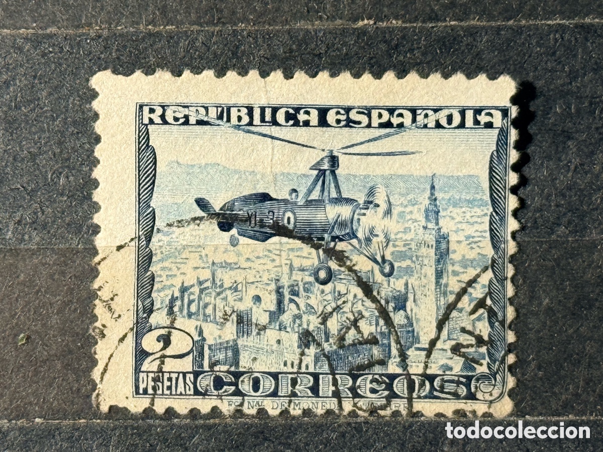 Sellos: Espa&ntilde;a. 1935. II Rep&uacute;blica. Edifil 689. Usado.