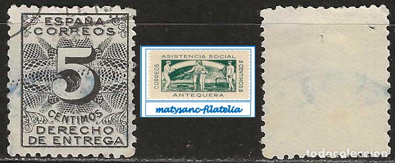 Selos: ESPA&Ntilde;A 1931. EDIFIL 592. SERIE COMPLETA &rdquo;DERECHO DE ENTREGA&rdquo;. USADO L1.