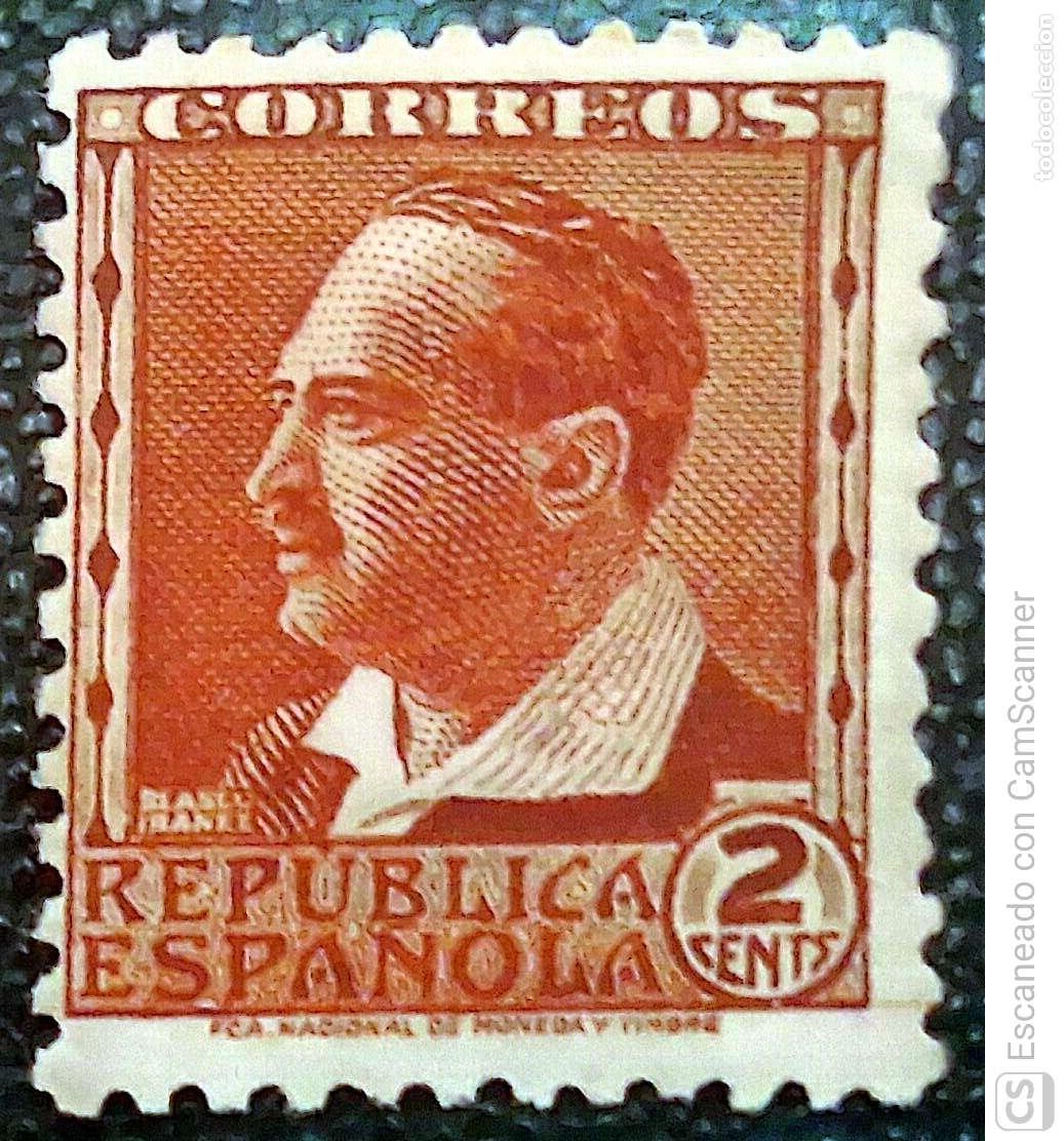 Sellos: Espa&ntilde;a. 662 Vicente Blasco Ib&aacute;&ntilde;ez. 1932. Sellos nuevos y numeraci&oacute;n Edifil.