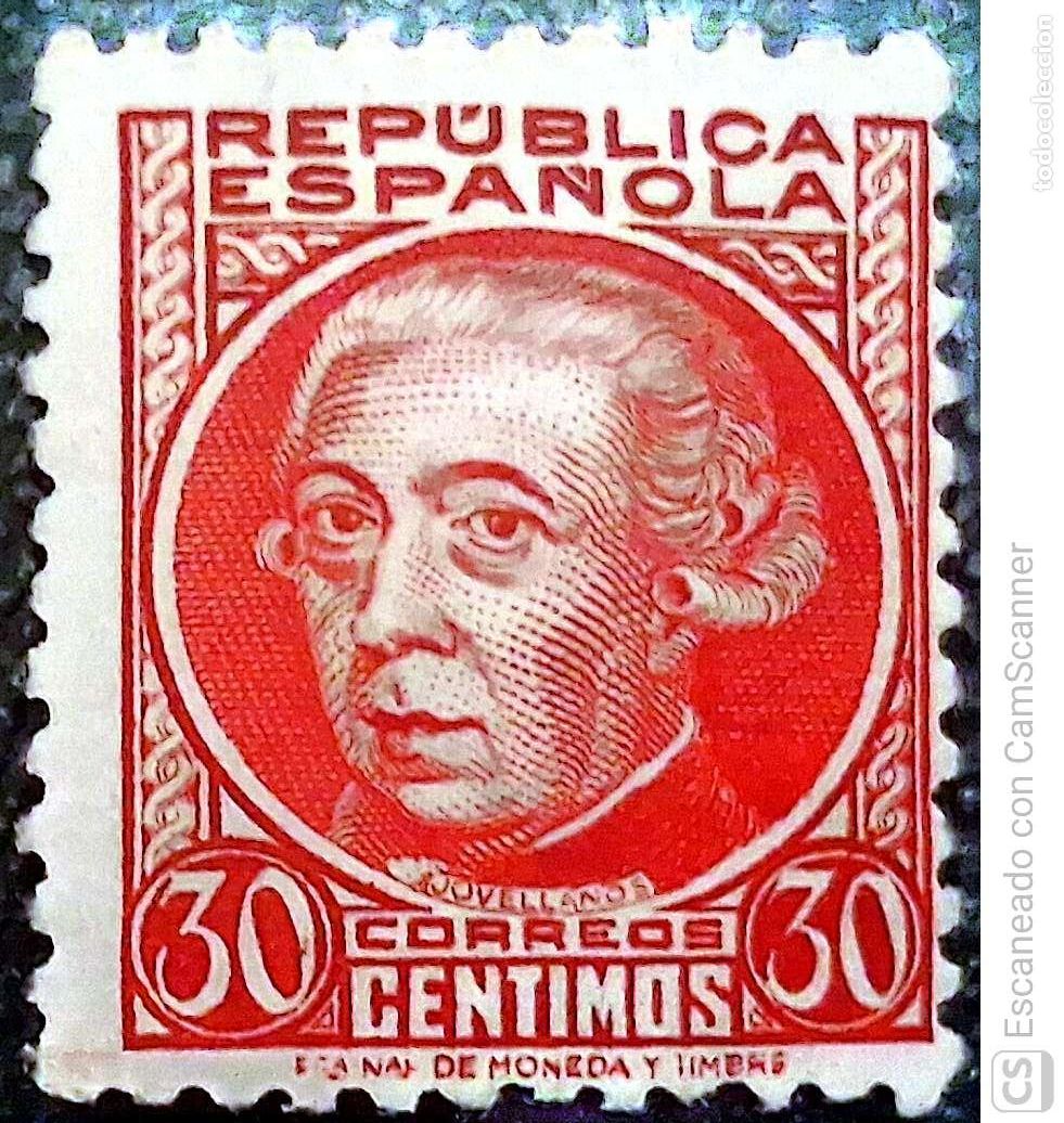 Sellos: Espa&ntilde;a. 687 Gaspar Melchor de Jovellanos. 1935. Sellos nuevos y numeraci&oacute;n Edifil.