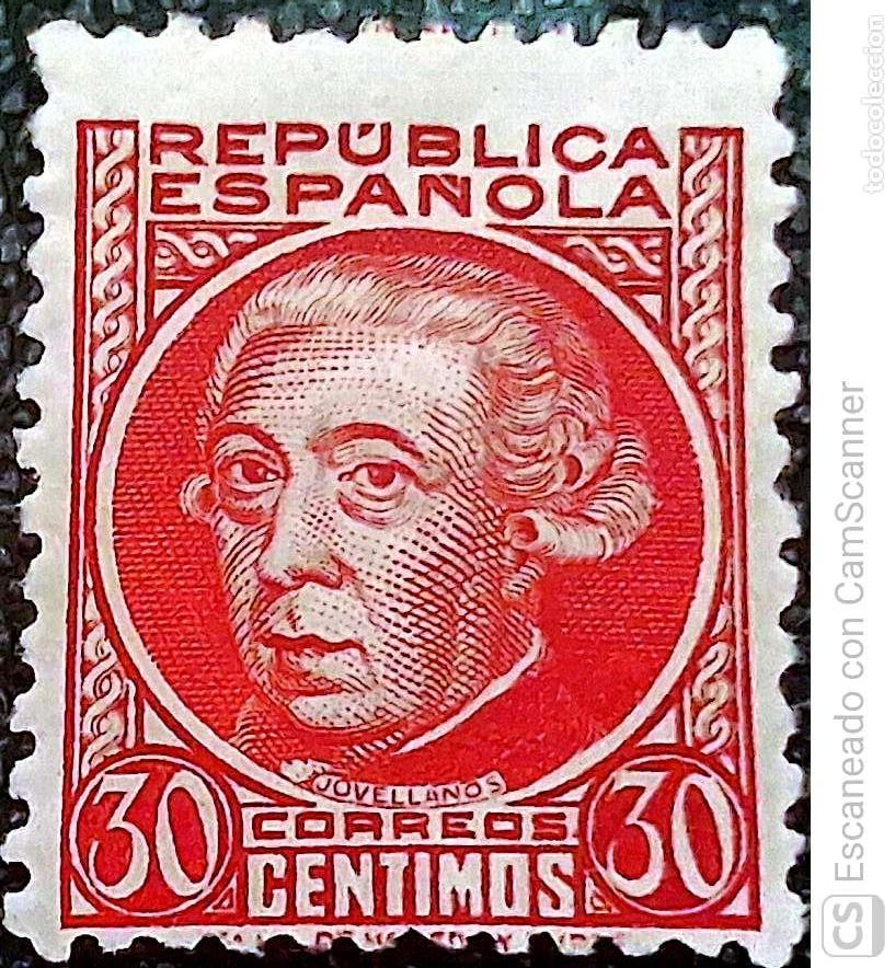Sellos: Espa&ntilde;a. 687 Gaspar Melchor de Jovellanos. 1935. Sellos nuevos y numeraci&oacute;n Edifil.