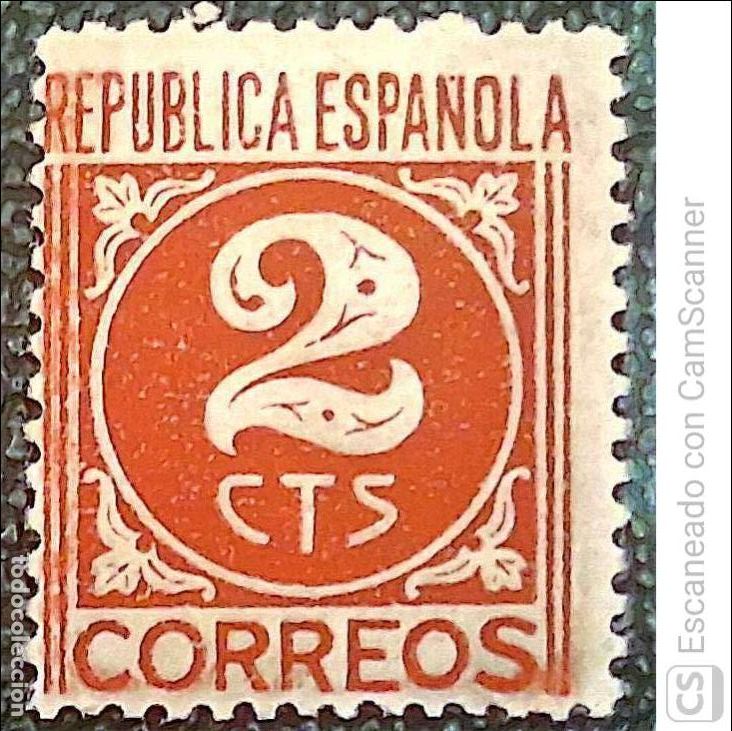 Sellos: Espa&ntilde;a. 731 Cifras. 1936. Sellos nuevos y numeraci&oacute;n Edifil.