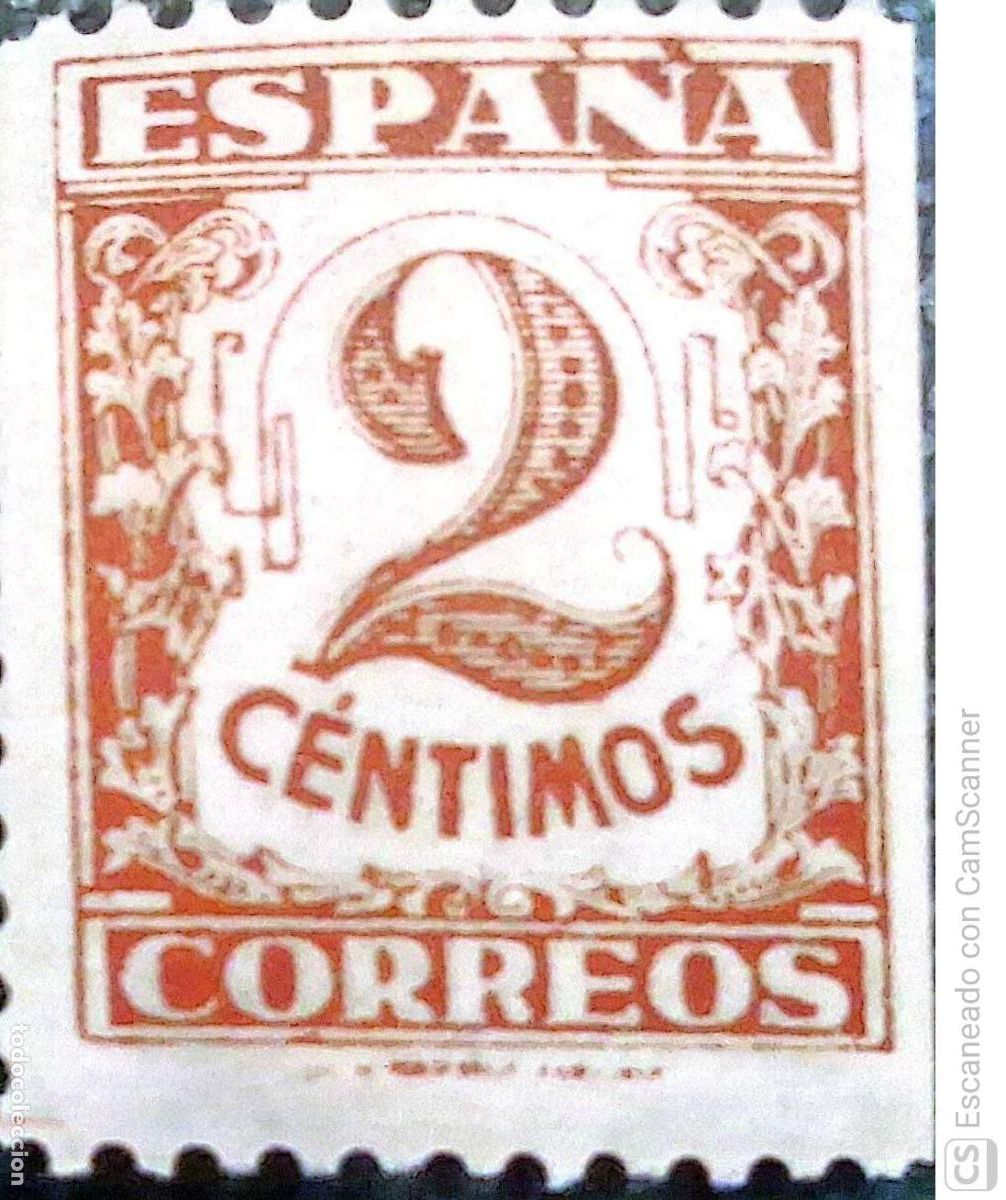 Sellos: Espa&ntilde;a. 803 Junta de Defensa Nacional: Cifras. 1937. Sellos nuevos y numeraci&oacute;n Edifil.