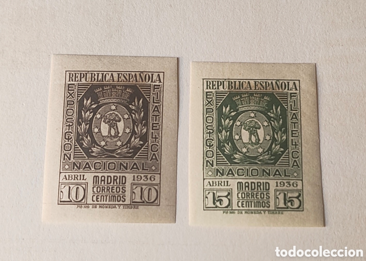 Sellos: 1936 Edifil 727/728*