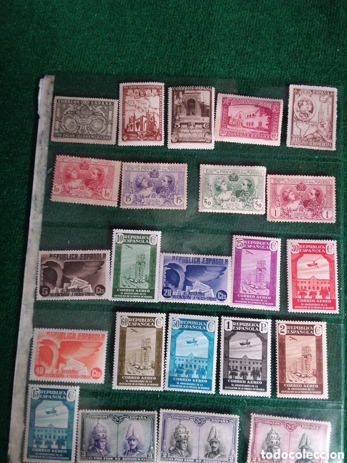 Stamps: REP&Uacute;BLICA ESPA&Ntilde;OLA 23 SELLOS NUEVOS LOS DE LA FOTO