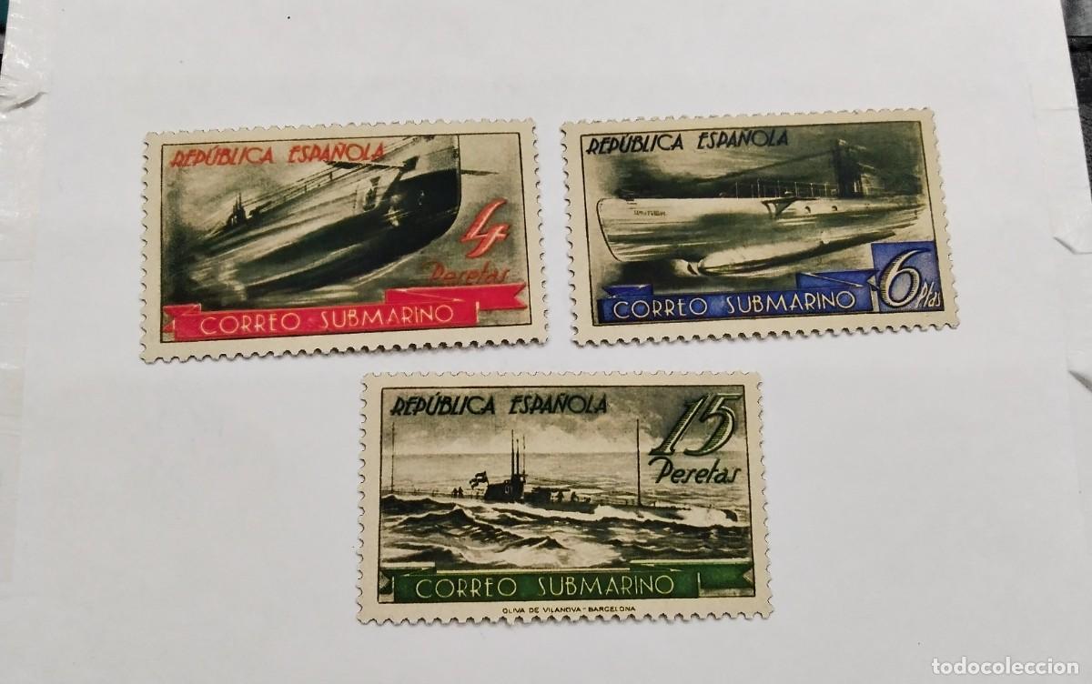 Sellos: ESPA&Ntilde;A-1938 II REPUBLICA EDIFIL SH781 - CORREO SUBMARINO- MNH** - NUEVA CON GOMA