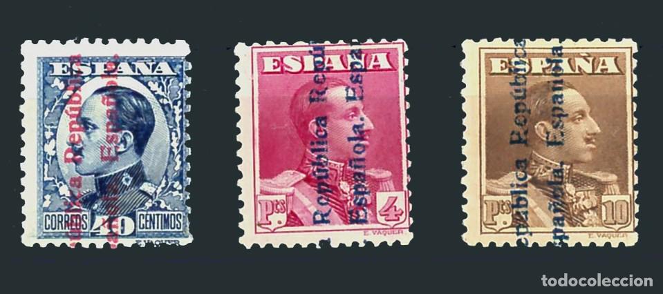 Sellos: SELLOS DE ESPA&Ntilde;A A&Ntilde;O 1931 NO EXPEDIDOS EDIFIL: NE25-NE26-NE27