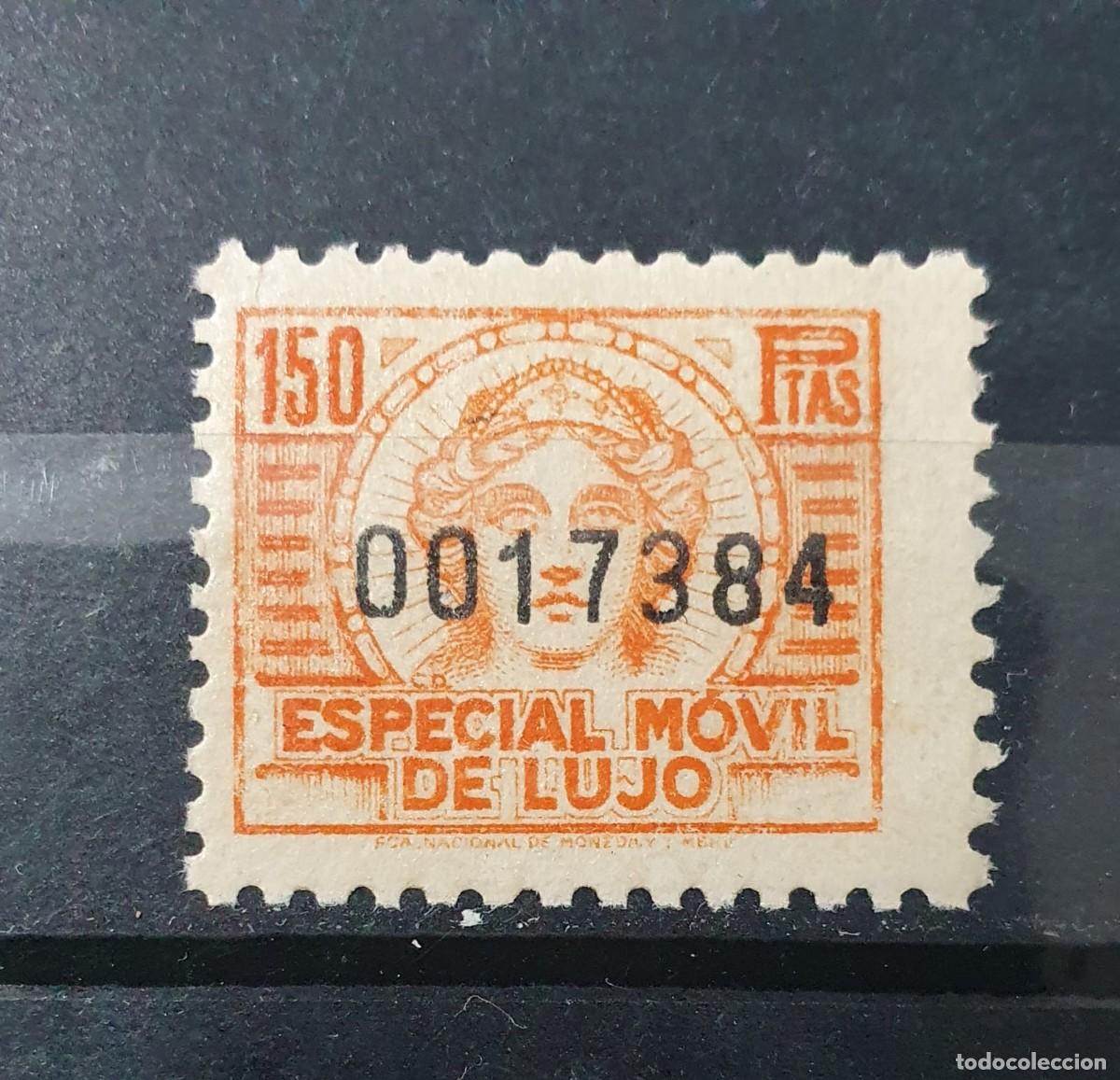 Sellos: ESPECIAL MOVIL DE LUJO 150 PESETAS ** REPUBLICA 1936