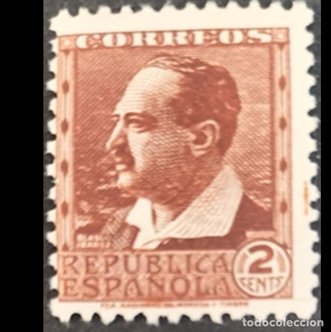 Sellos: Edifil 662 MNH Espa&ntilde;a 1932 Personajes y Monumentos Vicente Blasco Iba&ntilde;ez