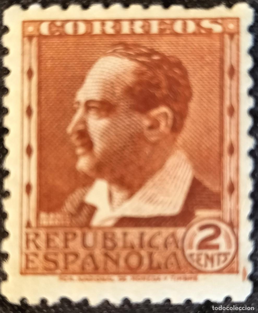 Sellos: Edifil 662 MNH Espa&ntilde;a 1932 Personajes y Monumentos Vicente Blasco Iba&ntilde;ez