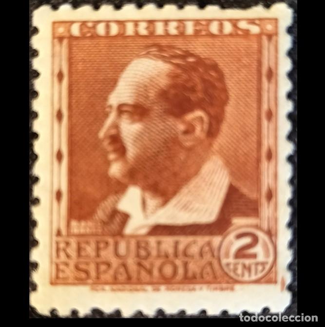 Sellos: Edifil 662 MNH Espa&ntilde;a 1932 Personajes y Monumentos Vicente Blasco Iba&ntilde;ez