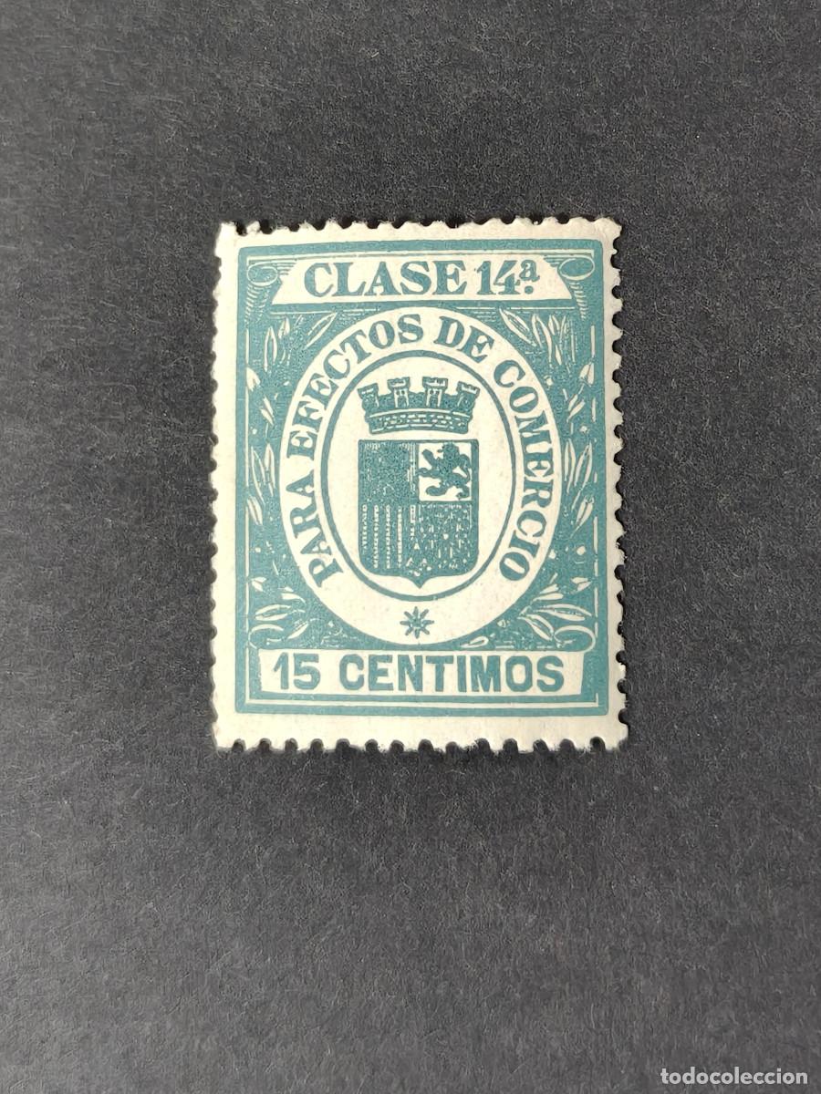 Sellos: Espa&ntilde;a sellos Republica 15 cts 1932 timbre especial para efectos de comercio edifil 129 nuevo*