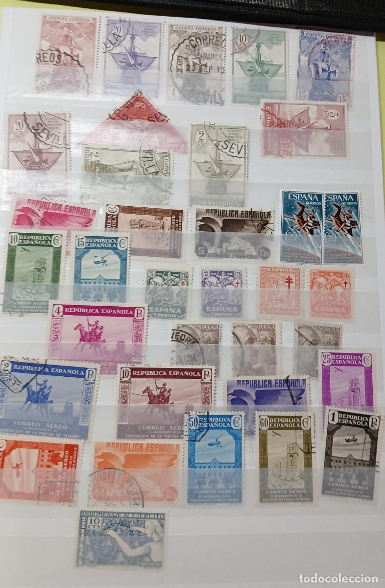 Sellos: Lote sellos series inconexas Espa&ntilde;a