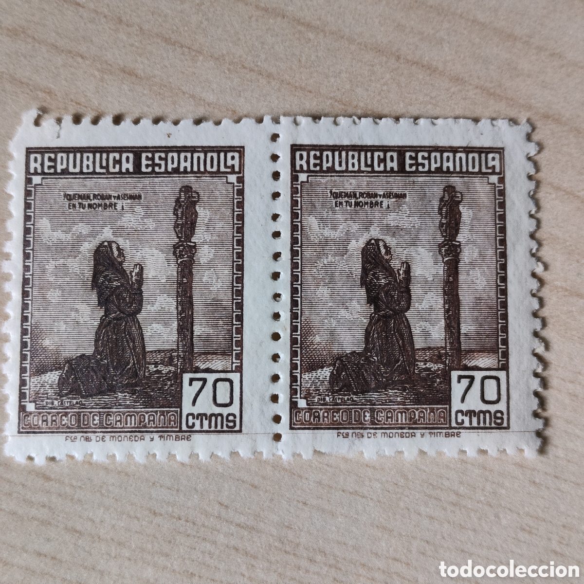 Sellos: SA1 Correo de Campa&ntilde;a 1939 Edifil NE52 MNH**