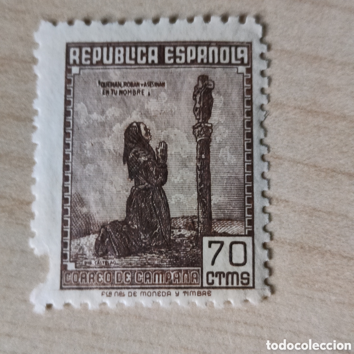 Selos: SA1 Correo de Campa&ntilde;a 1939 NE52 MNH** DEFECTO