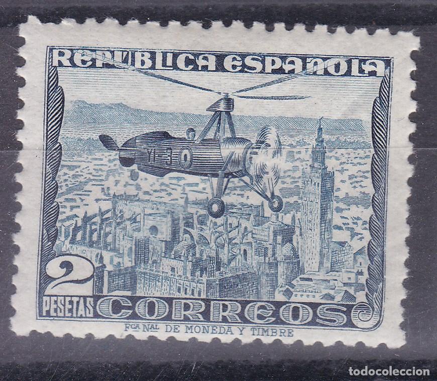 Timbres: SS2- AUTOGIRO Cielo Blanco Edifil 689** Sin Fijasellos. CENTRADO