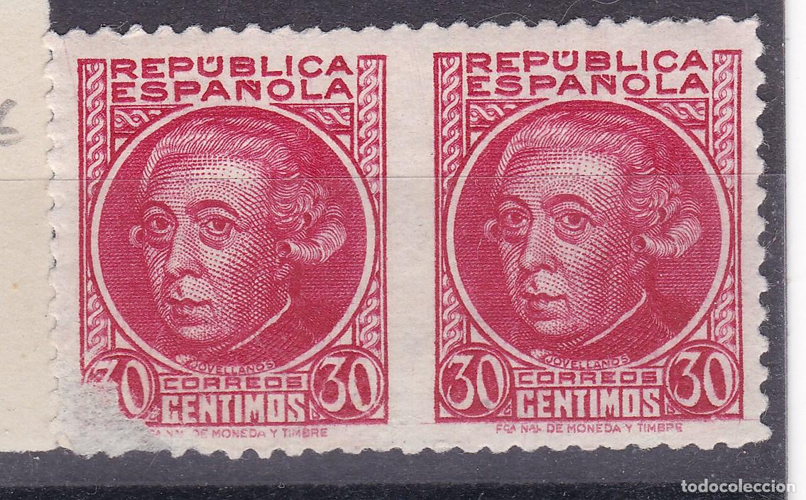 Sellos: SS8-Rep&uacute;blica Jovellanos Edifil 687dpp. VARIEDAD ** Sin Fijasellos + 120 euros