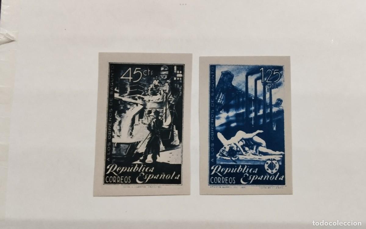 Selos: ESPA&Ntilde;A - 1938 - II REPUBLICA - EDIFIL 773s/774s- SIN DENTAR - SERIE COMPLETA - MNH**- NUEVOS