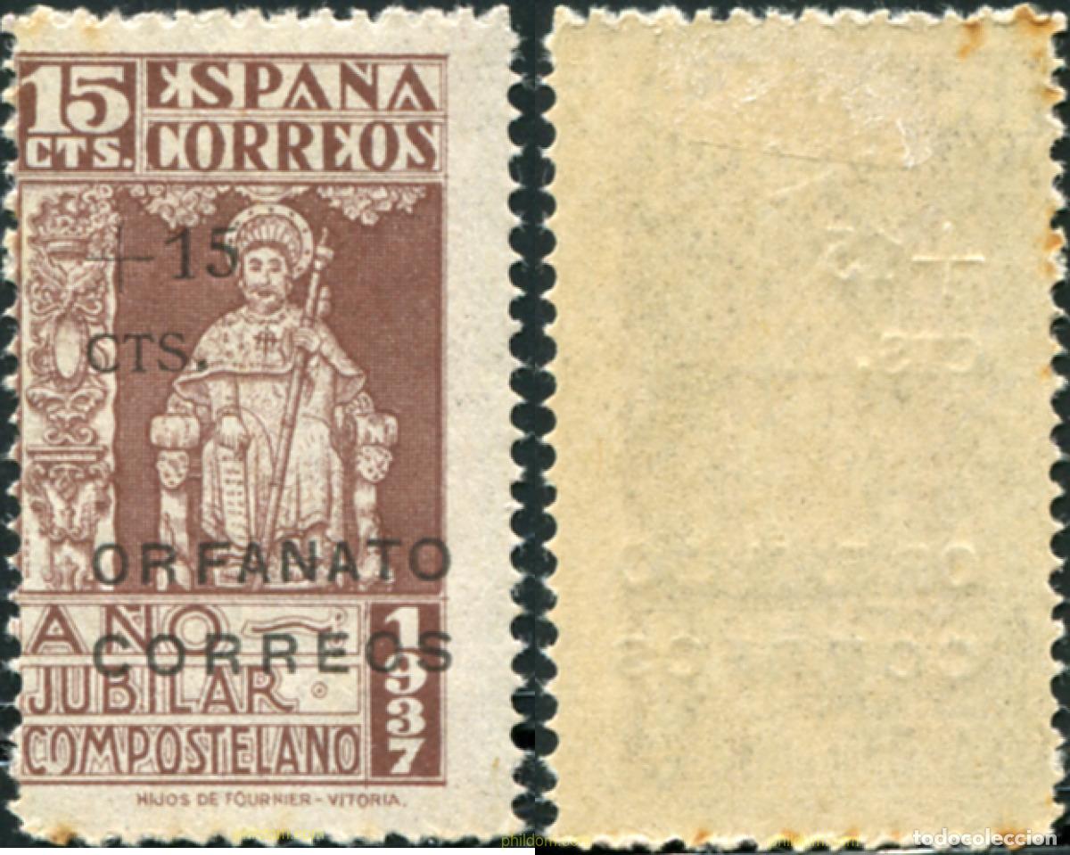 Sellos: 794278 HINGED ESPA&Ntilde;A 1938 PRO HUERFANOS
