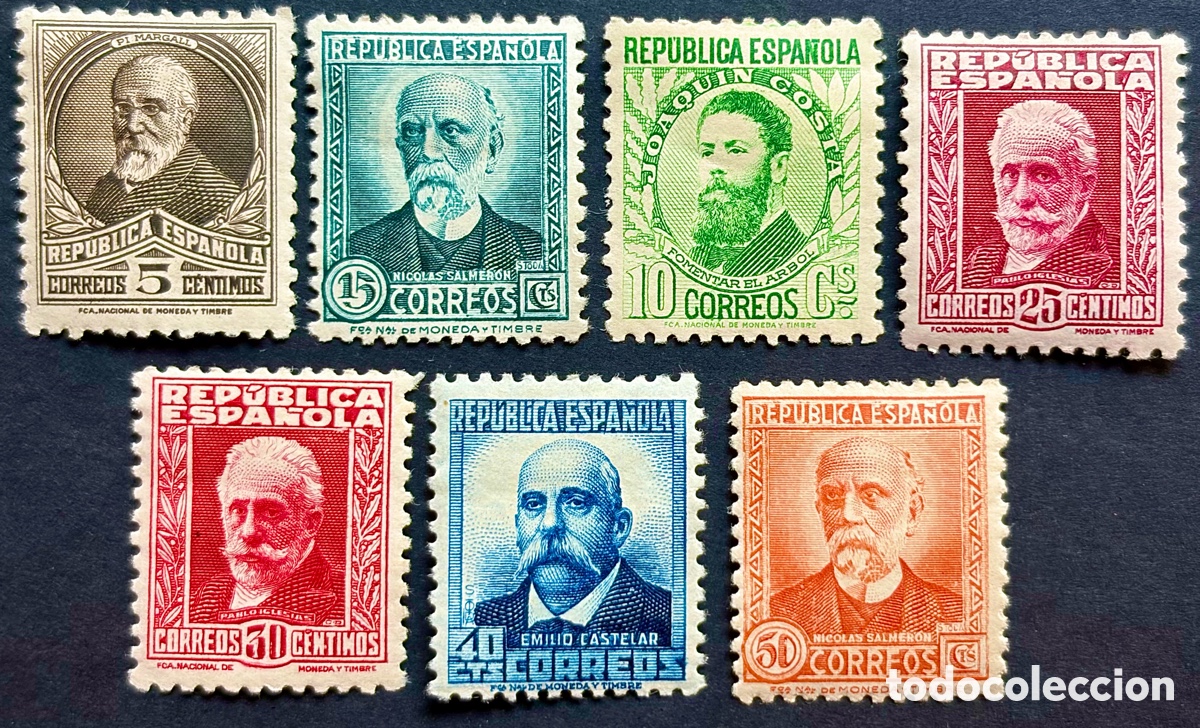 Sellos: 1931-1932 PERSONAJES