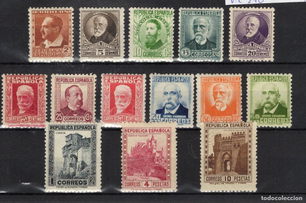 Selos: PC131 Sellos Espa&ntilde;a a&ntilde;o 1932 Edifil 662/675** sellos originales en NUEVO SERIE COMP (675* v.c. 240 &euro;