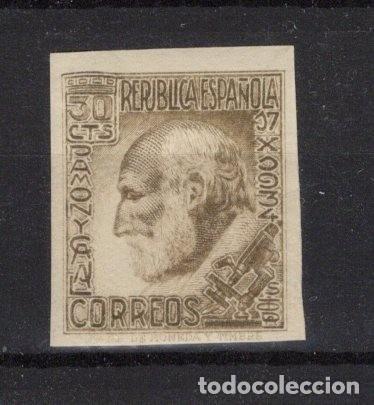 Stamps: PC133 Sellos Espa&ntilde;a a&ntilde;o 1934 Edifil 680s** sello original en NUEVO v.c. 100 &euro;