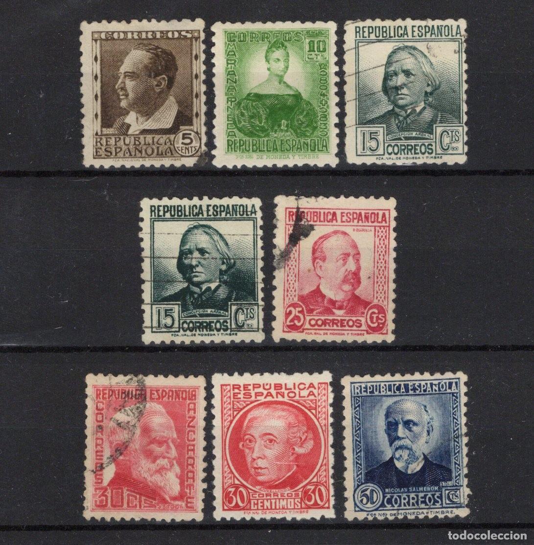 Selos: PC135 Sellos Espa&ntilde;a a&ntilde;o 1933/35 Edifil 681/688&ordm; sellos originales en usado v.c. 4 &euro;