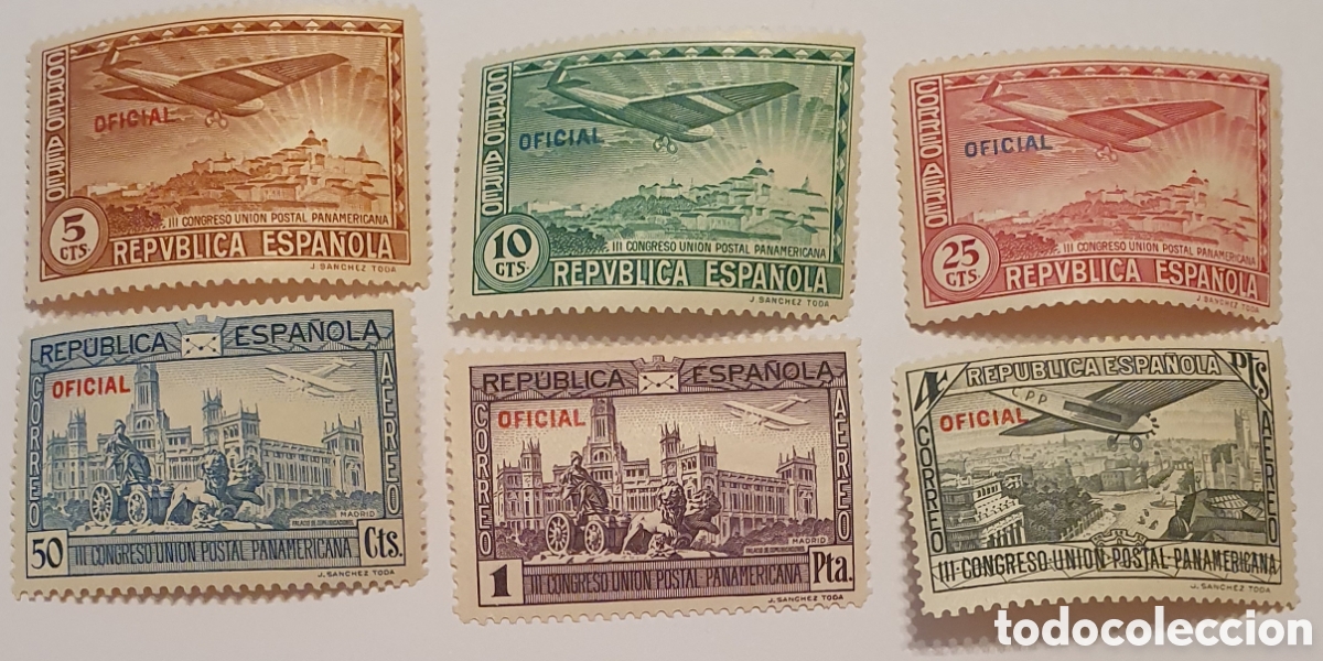 Timbres: Serie completa OFICIAL edifil 630 a 635