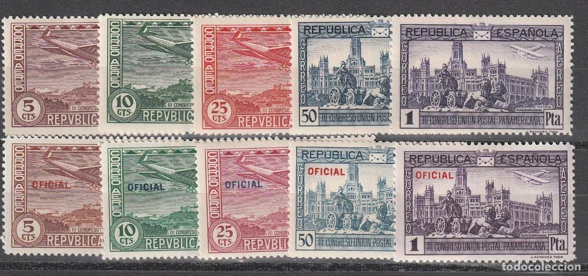 Timbres: SERIES DEL CONGRESO DE LA U.P.PAN. AEREA Y SOBRECARGA OFICIAL