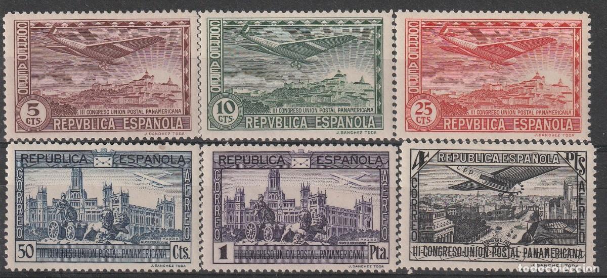 Timbres: SERIE DEL CONGRESO DE LA U.P.PAN. AEREA CON CHARNELA