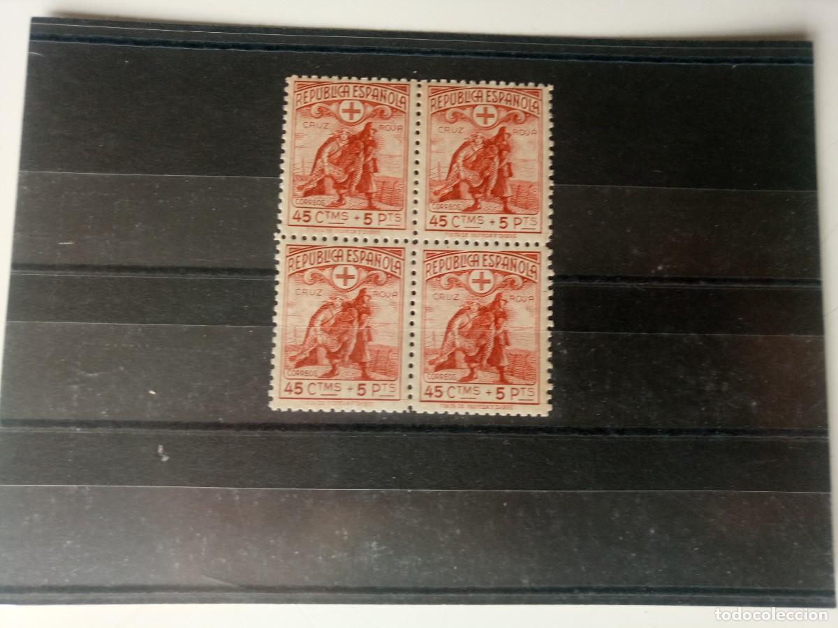 Sellos: Republica Espa&ntilde;ola Serie EN BL4 del a&ntilde;o 1938 Edifil 767 En nuevo**
