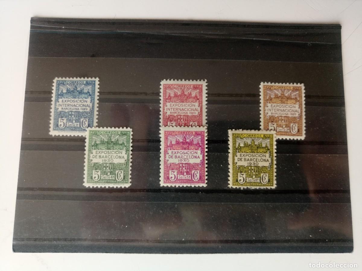 Sellos: Barcelona serie Exposici&oacute;n Internacional del a&ntilde;o 1929 Edifil 1/6 En nuevo**