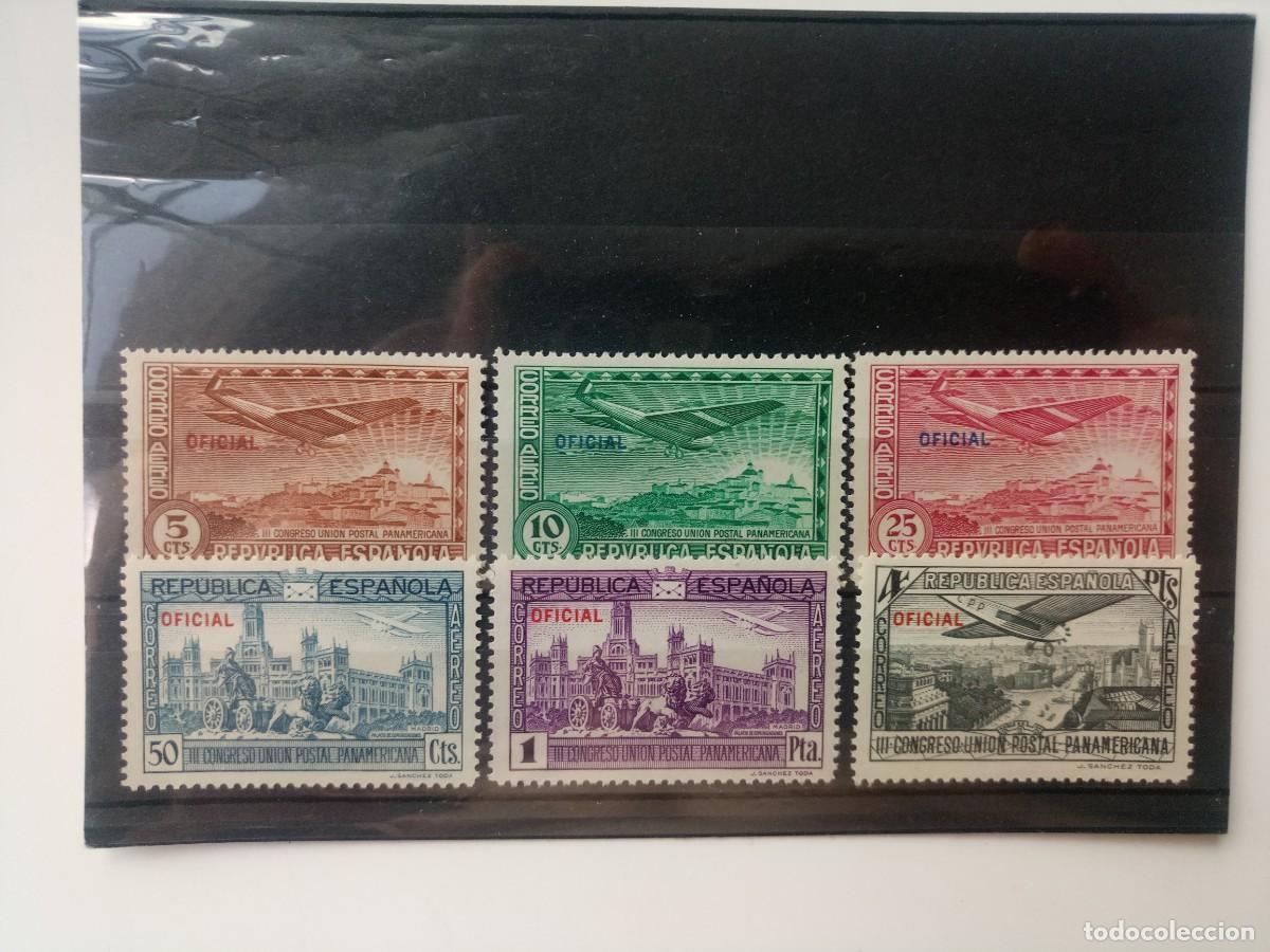 Sellos: Republica Espa&ntilde;ola Serie completa del a&ntilde;o 1931 Edifil 630/635 En nuevo**