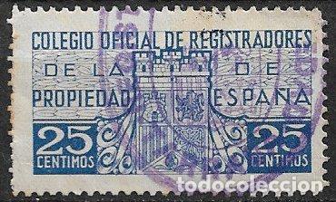 Sellos: FISCALES, Registradores de la Propiedad 1934 ALEMANY n&ordm; 1 (o)