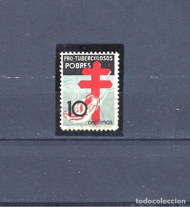 Sellos: SELLOS ESPA&Ntilde;A 1937 N 840 PRO TUBERCULOSOS SIN FIJASELLOS BIEN CENTRADO CAT 45&euro;