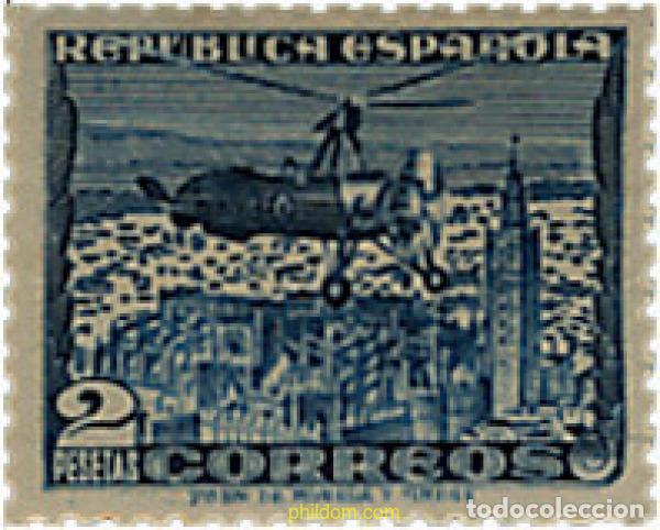 Sellos: 13895 MNH ESPA&Ntilde;A 1938 AUTOGIRO LA CIERVA