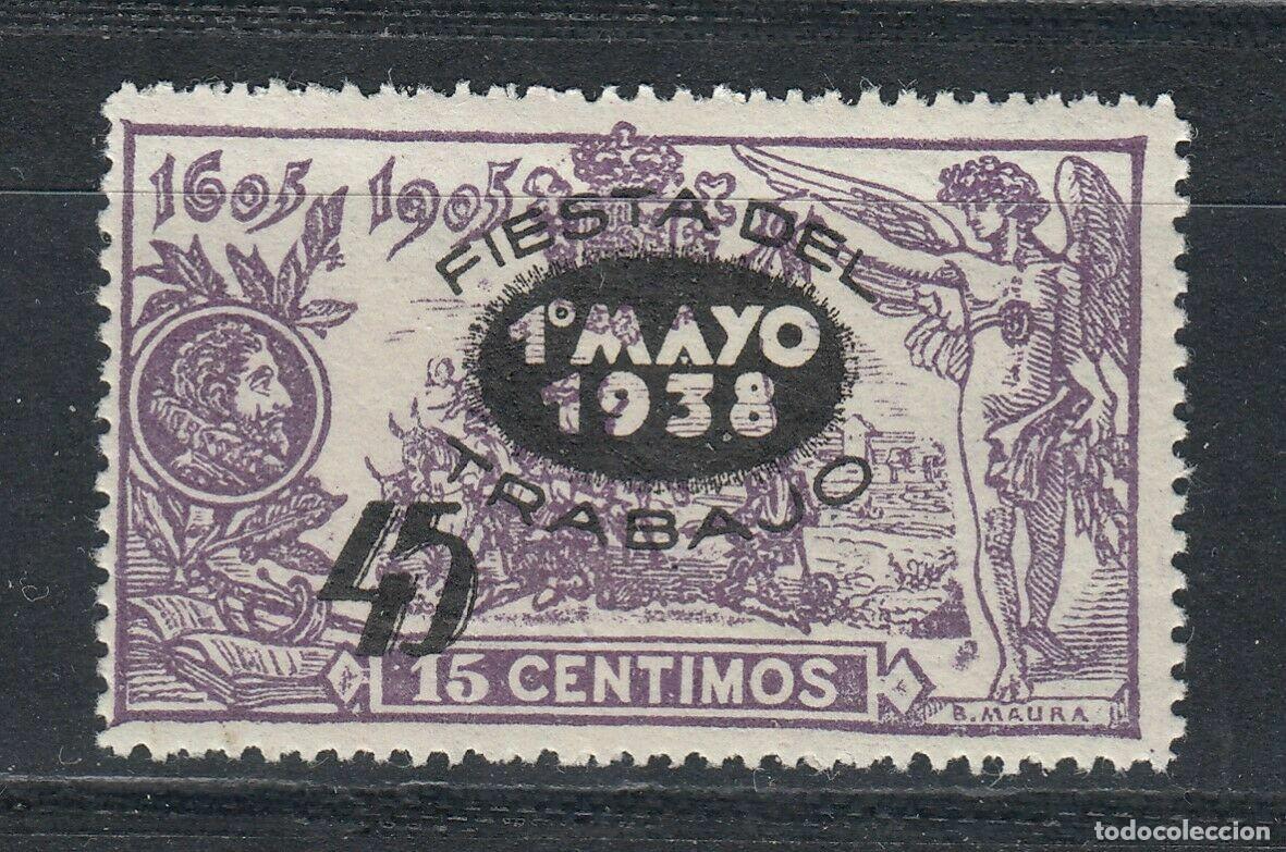 Sellos: 1938 EDIFIL 761** NUEVO SIN CHARNELA. FIESTA DEL TRABAJO