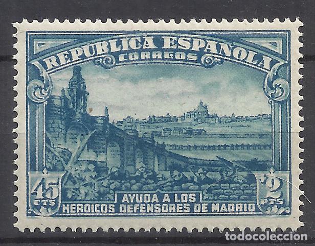 Sellos: defensa de madrid 1938 EDIFIL 757 nuevo** VALOR 2018 CATALOGO 8.- EUROS