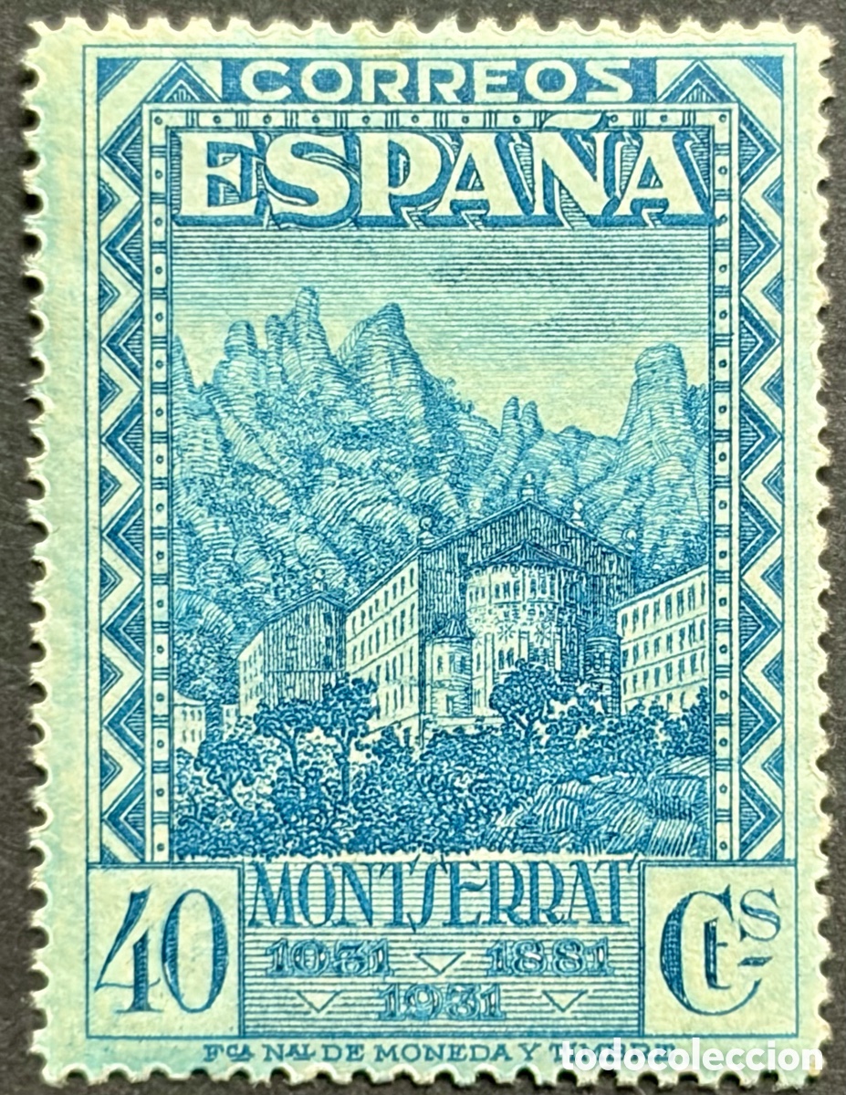Sellos: Espa&ntilde;a 1931 Montserrat - Foto 1