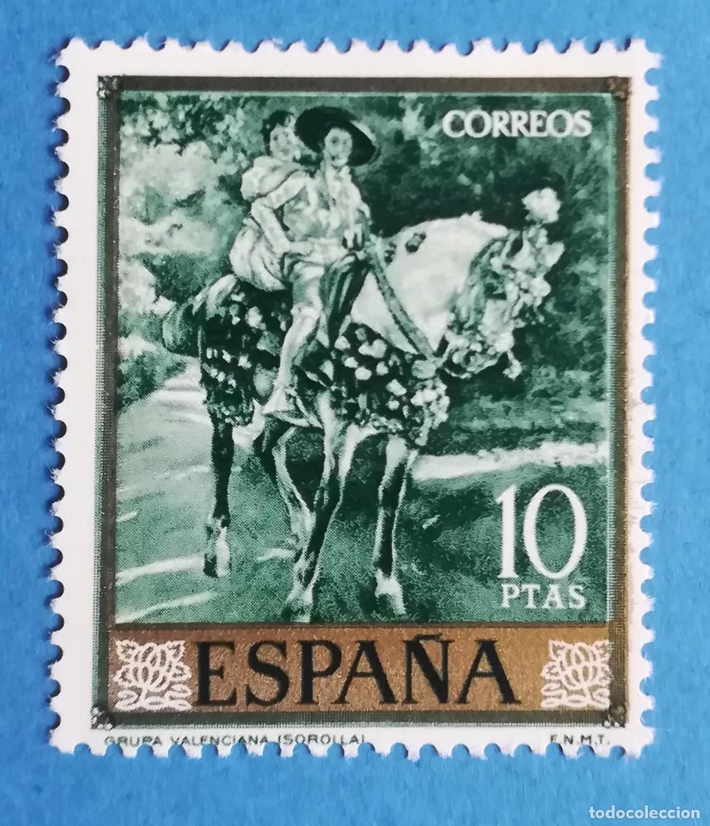 Sellos: Grupa valenciana (Joaqu&iacute;n Sorolla). Edifil 1575. Nuevo sin fijasellos.
