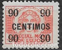 Sellos: FISCALES, 1936 Especial M&oacute;vil de Lujo, Alemany n&ordm; 25 * *
