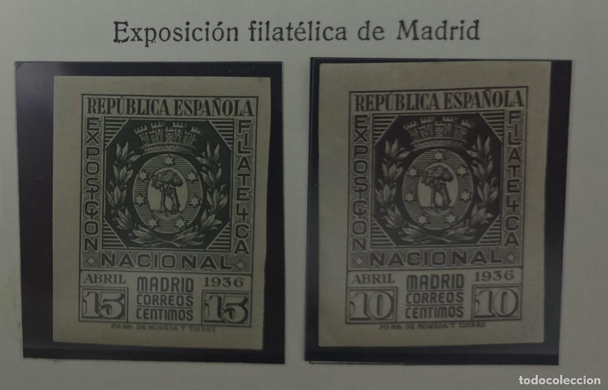 Selos: EDIFIL 727 / 728* EXPOSICION FILATELICA MADRID