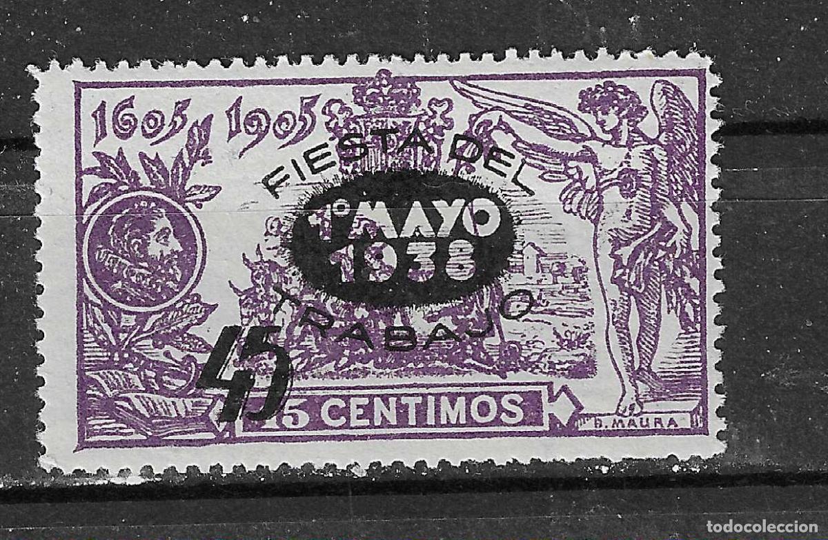 Selos: ESPA&Ntilde;A 1938 FIESTA DEL TRABAJO EDIFIL 761** SIN FIJASELLOS BIEN CENTRADO