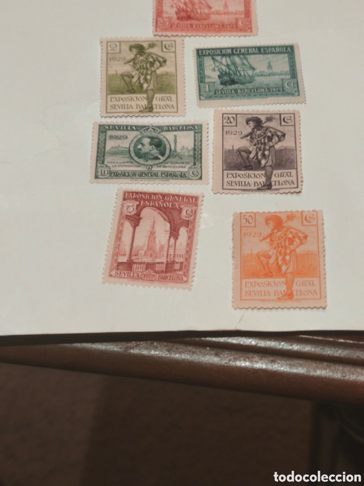 Stamps: 7 sellos distintos republica misma serie ver imagenes