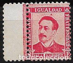 Sellos: Personajes de la Rep&uacute;blica, VALL&Eacute;S Y RIBOT, Libertad, Igualdad y Fraternidad * *