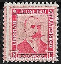 Sellos: Personajes de la Rep&uacute;blica, ESTEVANEZ, Libertad, Igualdad y Fraternidad * *