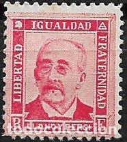 Sellos: Personajes de la Rep&uacute;blica, LLANO Y PERSI, Libertad, Igualdad y Fraternidad * *
